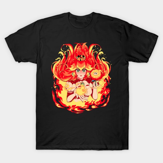 Fire Princess T-Shirt by CoinboxTees